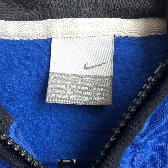 Nike Zip-up Sweatshirt Hoodie, Blue - Picture 4 of 5